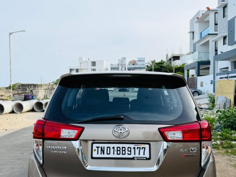 2017 July Toyota Innova Crysta V (Diesel)